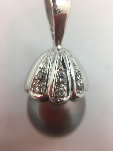 Pendentif blanc 18k - en, or