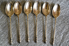 Cuilleres argent russe paul - cuilleres,