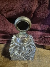 Encrier Ancien Cristal Baccarat