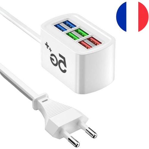 Chargeur usb ports 10a 220v - usb, 6