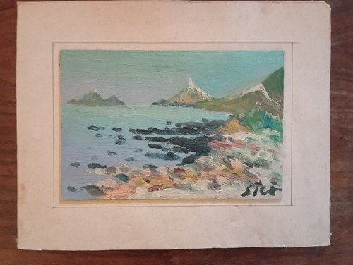 Peinture signée sica - peinture, ''la