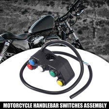 Interrupteur phare guidon moto 5 boutons DC 12V 22mm universel