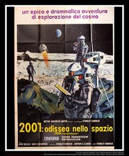 2001 : A SPACE ODYSSEY ? Cinerama Italian 4SH Vintage Movie Poster Original