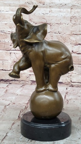 Statue sculptée éléphant - sculptée, d'Éléphant