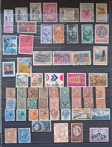 Lot timbres oblitérés used - lot,
