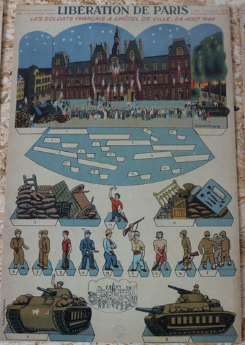 Jeu planche decouper diorama - planche,