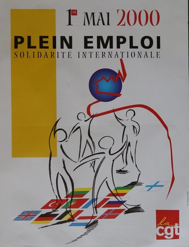 Affiche cgt 1er mai - affiche, 2000
