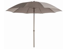 Proloisirs Parasol pour Jardin Inclinable Diamètre 270CM Taupe, Meubles