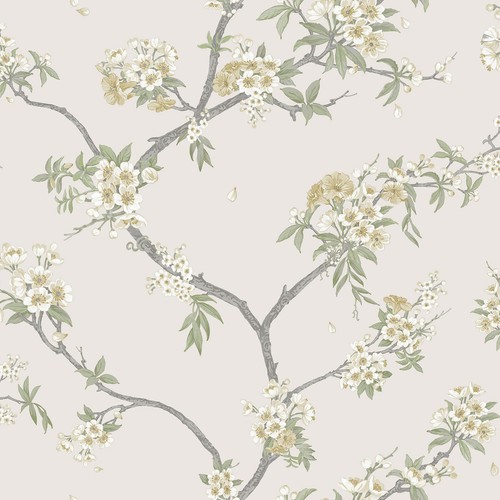 Cerise fleur papier peint - cerise,