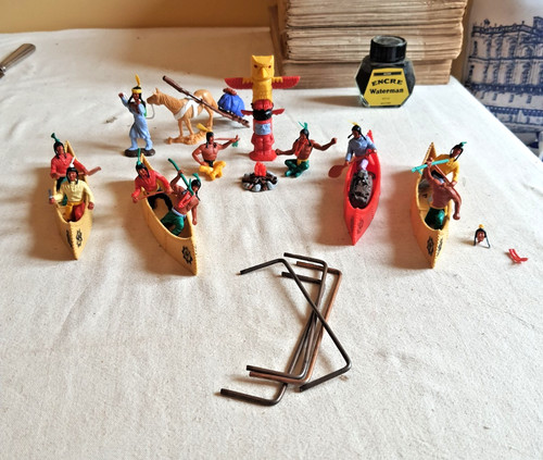 Timpo toys fort lot indien - fort,