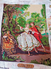 CANEVAS TAPISSERIE  La Danseuse CAMARGO --ROYAL PARIS  60cm x 45cm