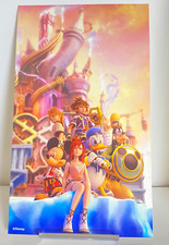 Kingdom Hearts II Yuna Donald Dingo Disney Square Enix Limited Postcard Rare