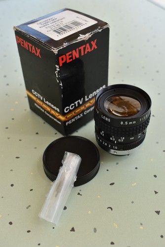 Cctv lens pentax 5mm - 8.5mm, f/1.5