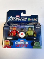Marvel Avengers Miniatures Gamerverse Séries The Hulk & Iron Man Jouet Mini Set