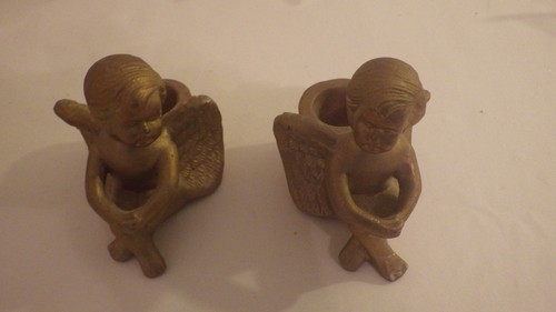 Set gold colored - set, angel