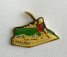 21 - Pin's CHAUNY - CANOE-KAYAK - AISNE 02
