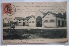 Romilly sur Seine (Aube) - Les Abattoirs - Scieur de bois - Tampon de Charles Ch