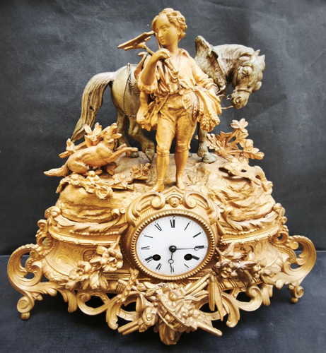 Grande pendule xixe régule - grande,