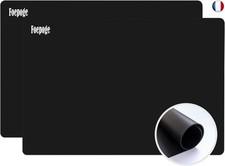 Lot de 2 Grands Sets de Table en Silicone épais pour comptoir de Cuisine 