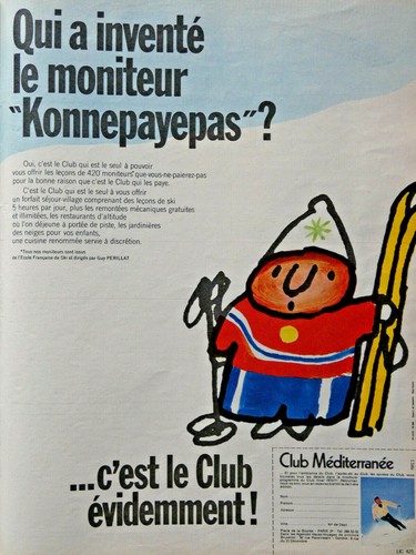 Publicité presse 1970 club - presse,