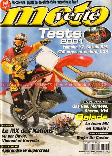 Moto verte 317 - verte, yz