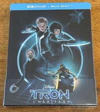 Tron L’Héritage Blu Ray 4K + Blu Ray - Édition Française Steelbook Neuf - Disney