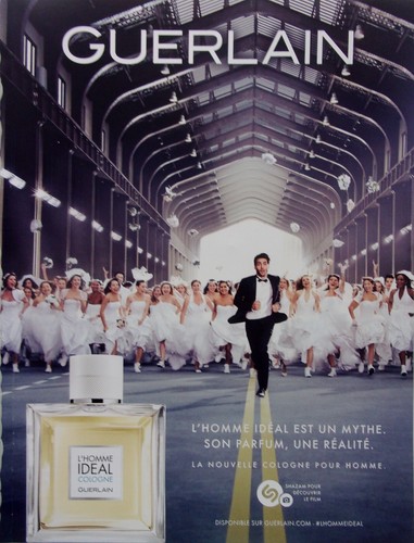 Publicite papier parfum - papier,