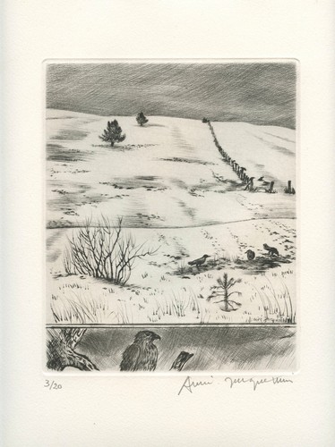 Jacquemin andré gravure 1984 - gravure,