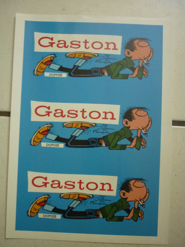 Franquin grand autocollant - franquin,