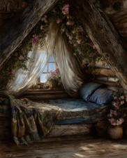 8x10 Cozy Storybook Bed with