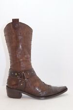 UN MATIN D'ETE Bottes Marron Talons Plats T 38 BE