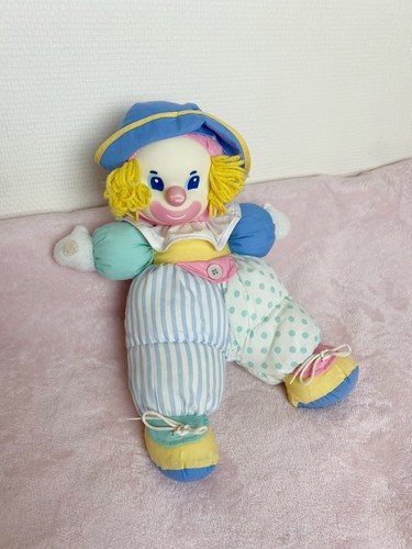 Poupée chiffon clown - clown, vintage