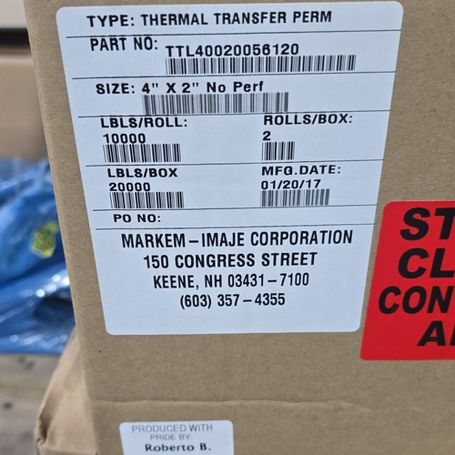 Markem imaje thermal - thermal, transfer