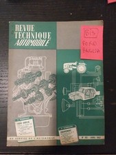 REVUE TECHNIQUE FORD ANGLIA