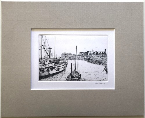 Gravure eau forte - a,