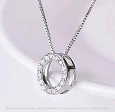 Collier pendentif cercle