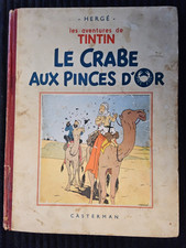 Tintin - Le Crabe Aux Pinces D’or - Noir et Blanc - Edition Originale A13 de1941