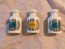 pots à épices porcelaine Champs Elysées paris