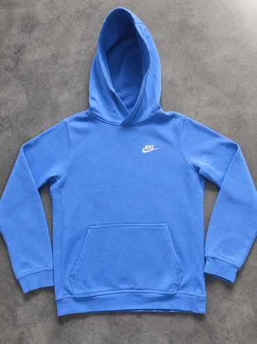 Sweat capuche nike bleu - bleu, –
