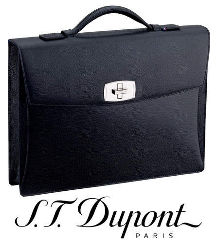 Dupont line black leather - line,