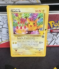 Carte Pokémon Pikachu de Anniversaire promo 24 Célébrations 25 ans Neuve FR