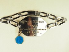 PLAQUE D'IDENTITE MILITAIRE