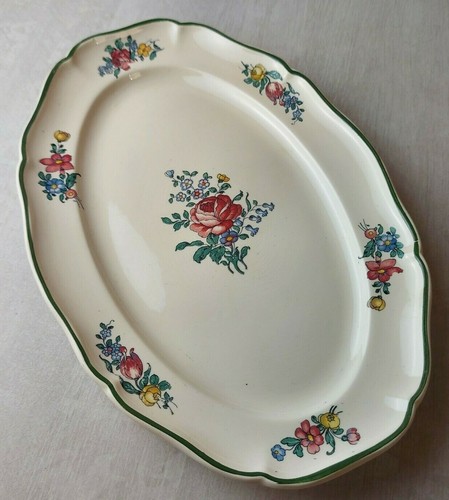Plat oval décor alt - plat,