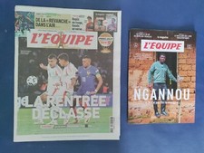 JEUX OLYMPIQUES /JOURNAL L'EQUIPE + magazine 7/9/2024 FRANCIS NGANNOU