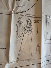 ancien patron mode et travaux DE 1966 CHEMISE DE NUIT