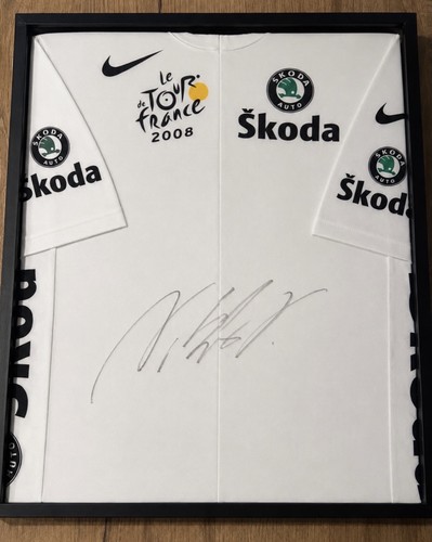 Maillot tour france signé - de,