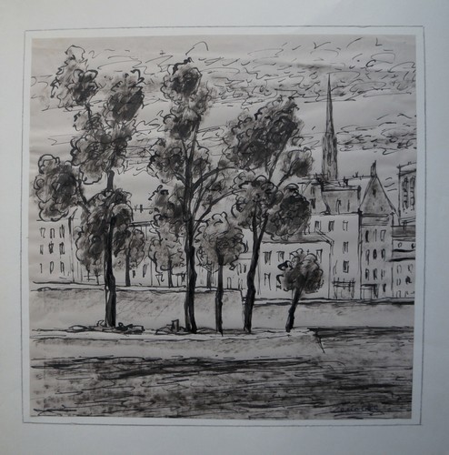 Dessin encre paris - encre,