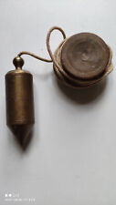 Ancien fil à plomb en bronze