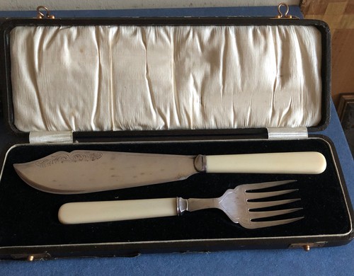 Antique edwardian serving set - serving,
