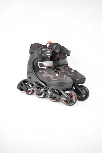 Oxelo kids roller skates black - roller,
